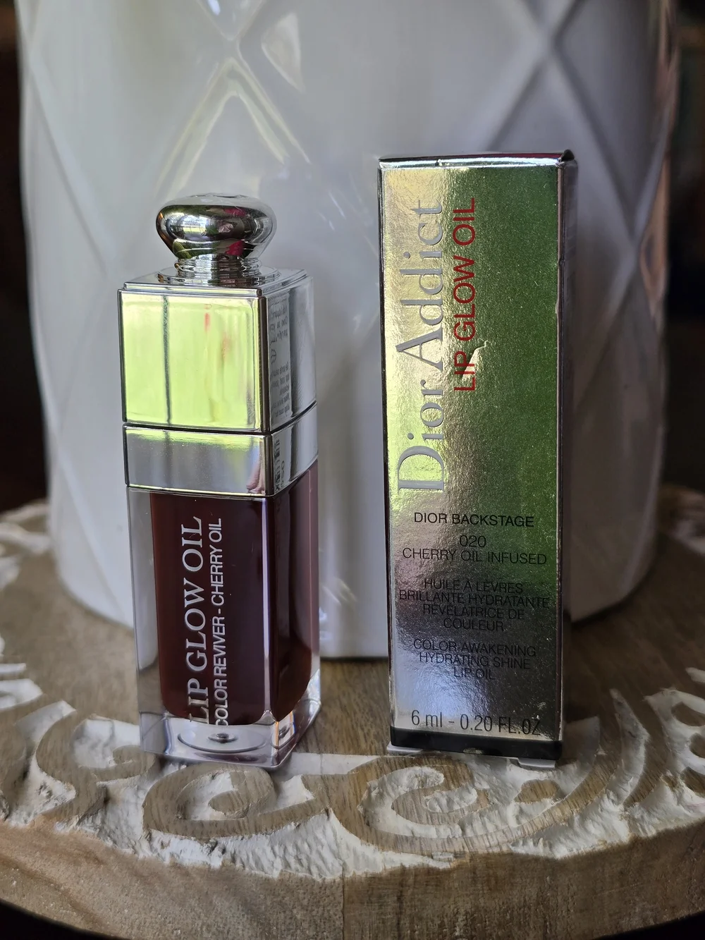Dior Addict Lip Glow Oil — 020 Cherry Oil